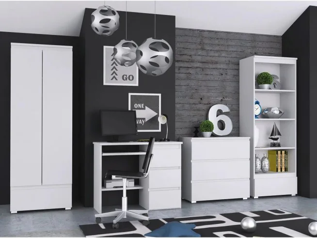 Zestaw mebli do pokoju młodzieżowego NEO 01 biały