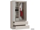 Szafa S90 2D 2Sz Clp Pk Lustro Kaszmir