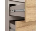 Szafa S90 2D 2Sz Clp Pk Lustro Kaszmir / Dąb Artisan