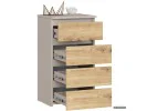 Komoda Cl4 Pk Kaszmir / Dąb Artisan