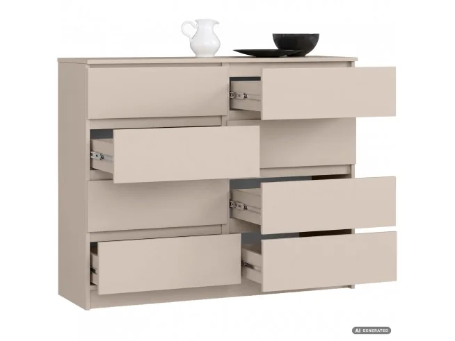 Komoda K120 8Sz Clp Pk Kaszmir