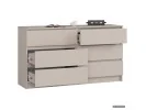 Komoda K140 6Sz Clp Pk Kaszmir