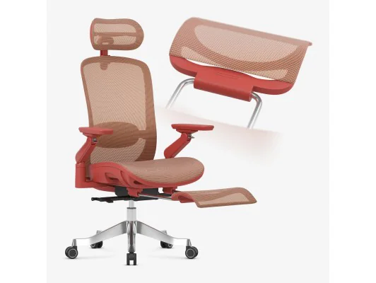Fotel Obrotowy Leadpro 8.7 Red