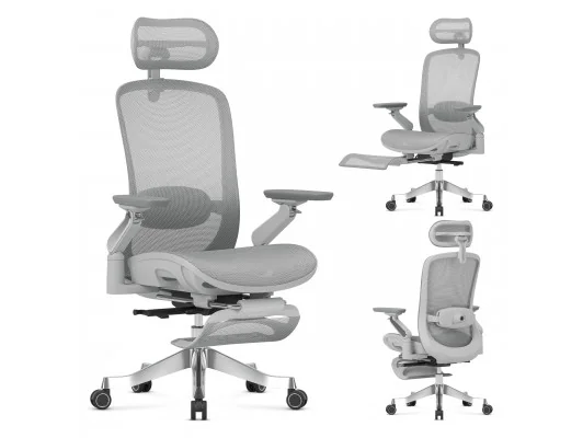 Fotel Obrotowy Leadpro 8.7 Grey