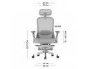 Fotel Obrotowy Leadpro 8.7 Grey