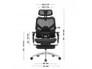 Fotel Ergonomiczny Expert 9.6 Black