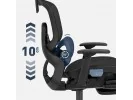 Fotel Ergonomiczny Z Podnóżkiem Expert 9.3 Black