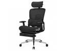 Fotel Ergonomiczny Z Podnóżkiem Expert 9.3 Black