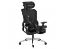 Fotel Ergonomiczny Z Podnóżkiem Expert 9.3 Black