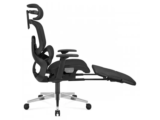 Fotel Ergonomiczny Z Podnóżkiem Expert 9.3 Black