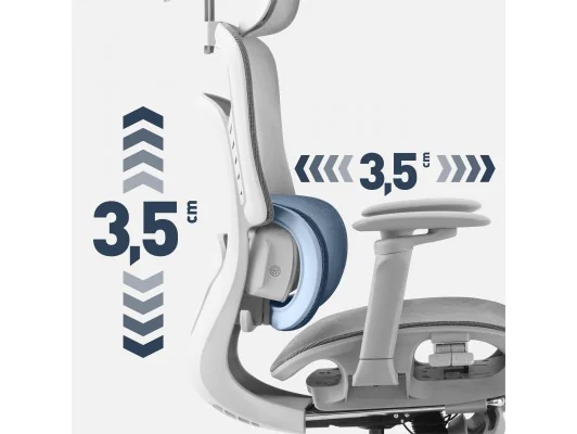 Fotel Biurowy Z Masażem Visioner 8.3 Grey