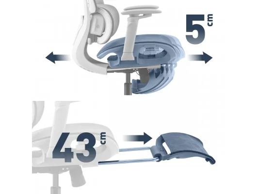 Fotel Biurowy Z Masażem Visioner 8.3 Grey