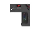 Biurko Gamingowe Narożne Elektryczne Hero 9.5 Black 160 Cm