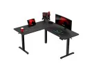 Biurko Gamingowe Narożne Elektryczne Hero 9.5 Black 160 Cm