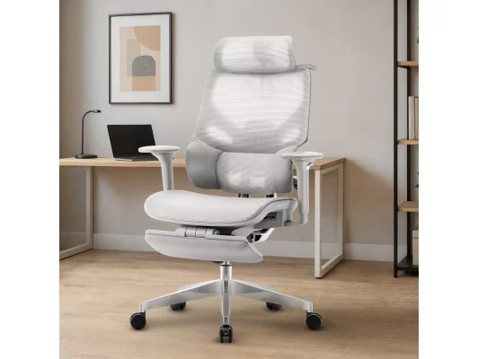Fotel Ergonomiczny Expert 8.7 Grey Mesh