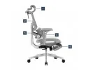 Fotel Ergonomiczny Expert 8.7 Grey Mesh