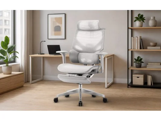 Fotel Ergonomiczny Expert 8.7 Grey Mesh