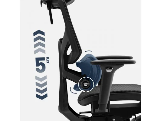 Fotel Ergonomiczny Expert 8.7 Black Mesh