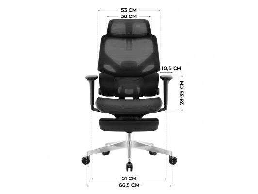 Fotel Ergonomiczny Expert 8.7 Black Mesh