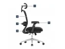 Fotel Biurowy Z Masażem Leadpro 6.0 Black