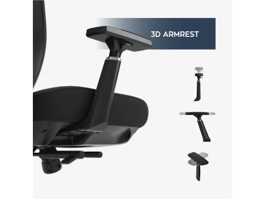 Fotel Biurowy Z Masażem Leadpro 6.0 Black