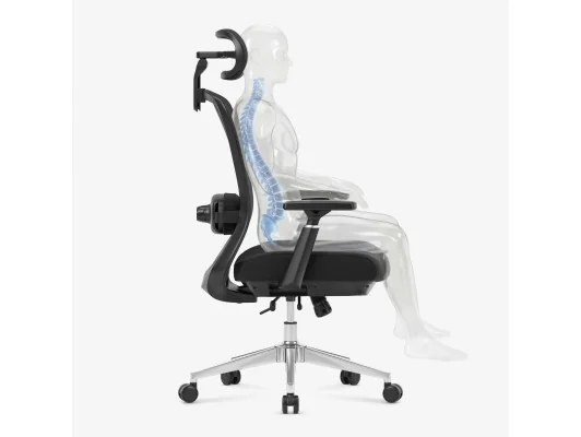 Fotel Biurowy Z Masażem Leadpro 6.0 Black
