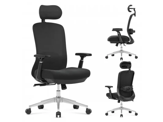 Fotel Biurowy Z Masażem Leadpro 6.0 Black