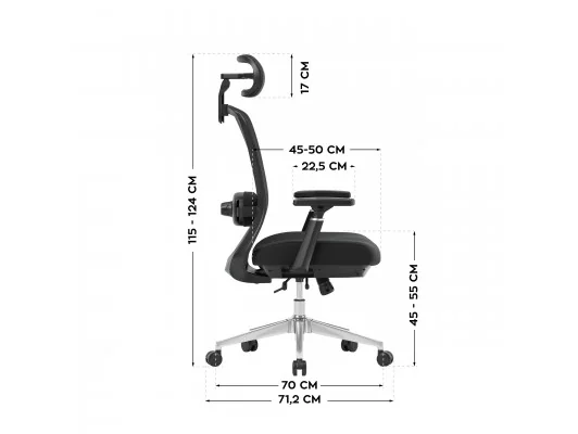Fotel Biurowy Z Masażem Leadpro 6.0 Black
