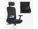 Fotel Biurowy Z Masażem Leadpro 6.0 Black