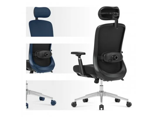 Fotel Biurowy Z Masażem Leadpro 6.0 Black