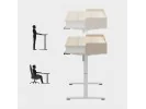 Biurko Elektryczne Leader 8.0 White 120 Cm