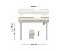 Biurko Elektryczne Leader 8.0 White 120 Cm