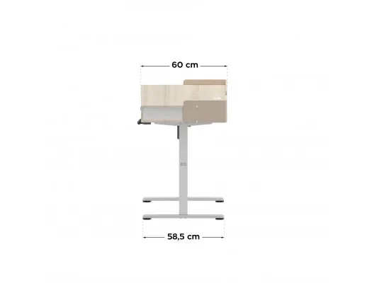 Biurko Elektryczne Leader 8.0 White 120 Cm