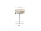 Biurko Elektryczne Leader 8.0 White 120 Cm