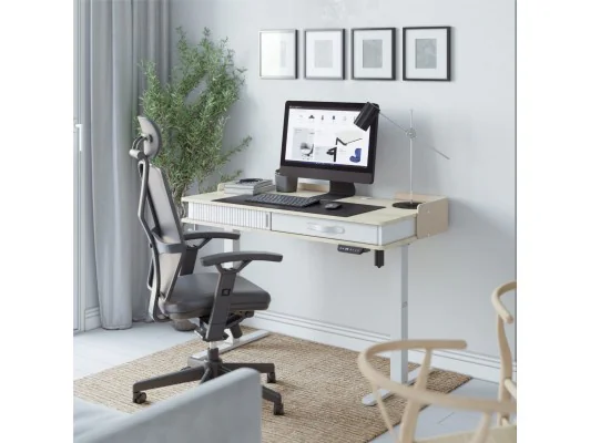 Biurko Elektryczne Leader 8.0 White 120 Cm