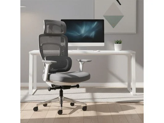 Fotel Biurowy Z Masażem Visioner 6.1 Grey