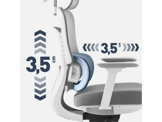 Fotel Biurowy Z Masażem Visioner 6.1 Grey