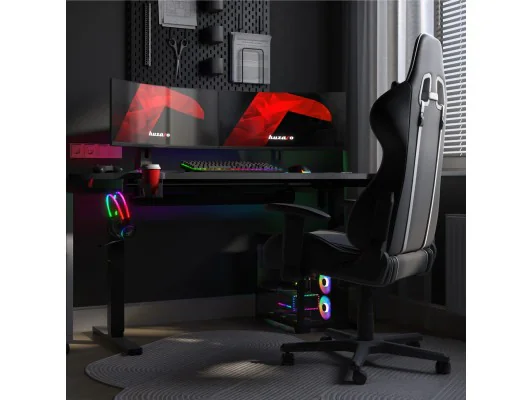 Biurko Gamingowe Elektryczne Hero 8.7 Rgb Black 140 Cm