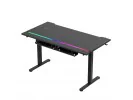 Biurko Gamingowe Elektryczne Hero 8.7 Rgb Black 140 Cm