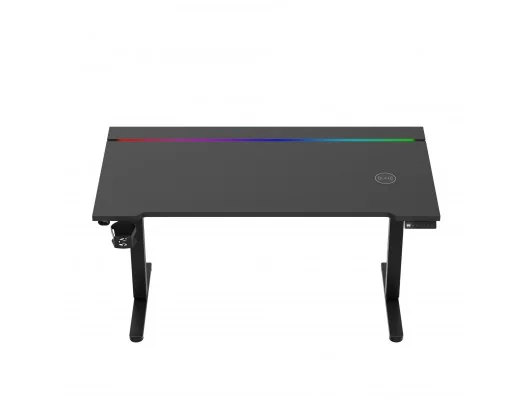 Biurko Gamingowe Elektryczne Hero 8.7 Rgb Black 140 Cm
