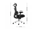 Fotel Biurowy Z Masażem Visioner 6.1 Black