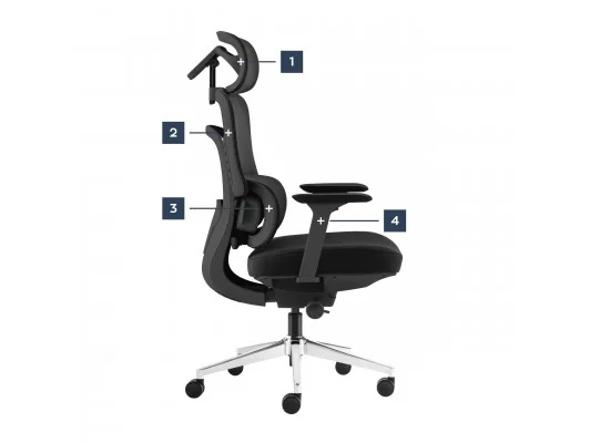 Fotel Biurowy Z Masażem Visioner 6.1 Black