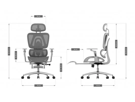 Fotel Ergonomiczny Expert 7.9 Grey
