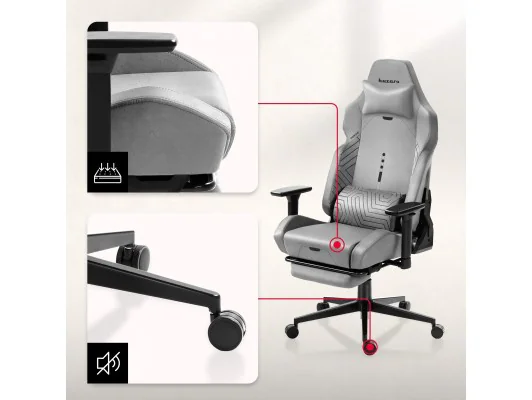 Fotel Gamingowy Force 8.1 Grey