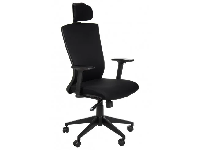 Ergonomiczny fotel biurowy HG-0004F obrotowy czarny, brązowy