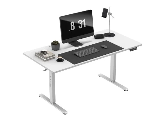Biurko Elektryczne Leader 7.6 White 160 Cm