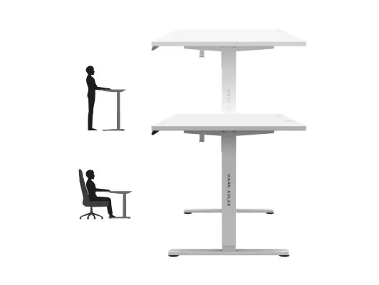 Biurko Elektryczne Leader 7.6 White 160 Cm
