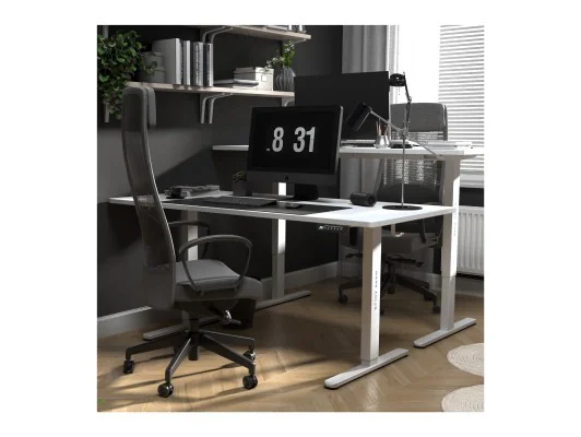 Biurko Elektryczne Leader 7.6 White 160 Cm