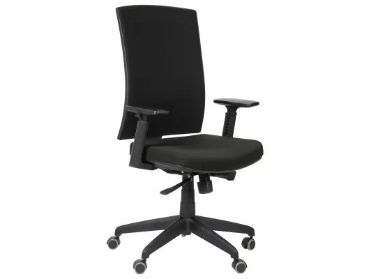 Ergonomiczny fotel biurowy KB-8922B obrotowy czarny, szary