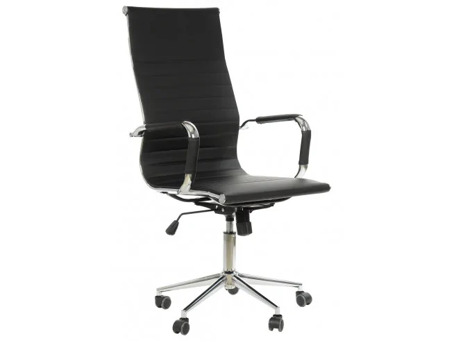 Nowoczesny fotel biurowy NE-632 obrotowy biały, czarny